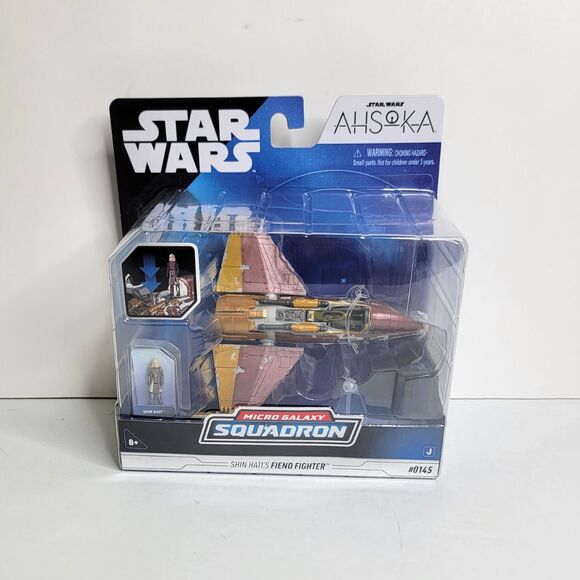 Star Wars Micro Galaxy Squadron SHIN HATI'S FIEND FIGHTER SERIES 7 #0145 NEW - Picture 1 of 6